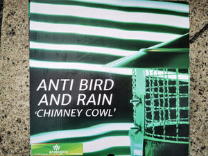 Anti Bird & Rain (ABR) Chimney Cowl 9"